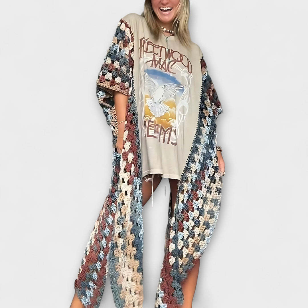 Molly - Svetřík s háčkováním Cardina