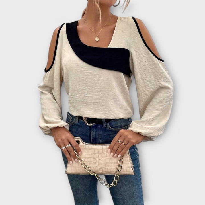 Scarlett - Blůza s obdélníkovým výstřihem