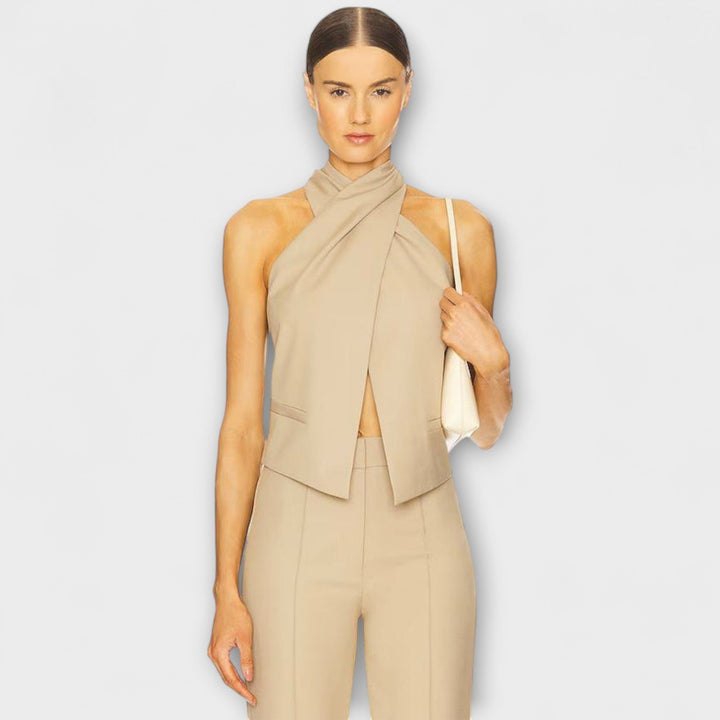 Červen - Top s křížovým zavazováním